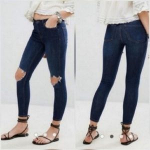 Free People Busted Knee Jeans